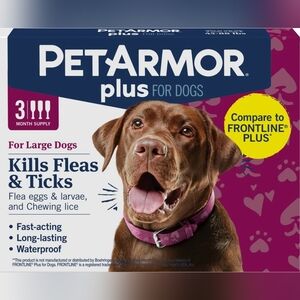 PETARMOR Plus for Large Dogs Flea & Tick Prevention for Dogs
